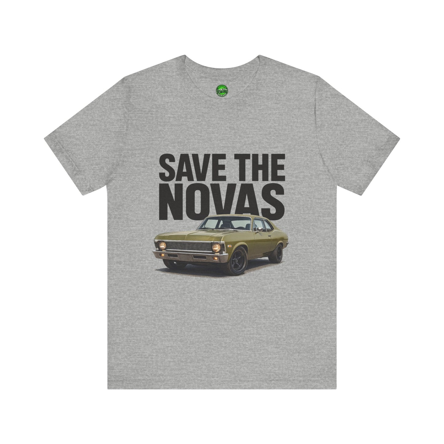 Save the Novas – Support My Mom’s Dream Car | ’72 Chevy Nova Restoration Tee for Classic Car Lovers