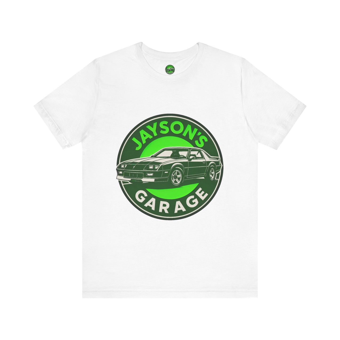 Jayson’s Garage Logo Tee – Custom Car Lover Shirt