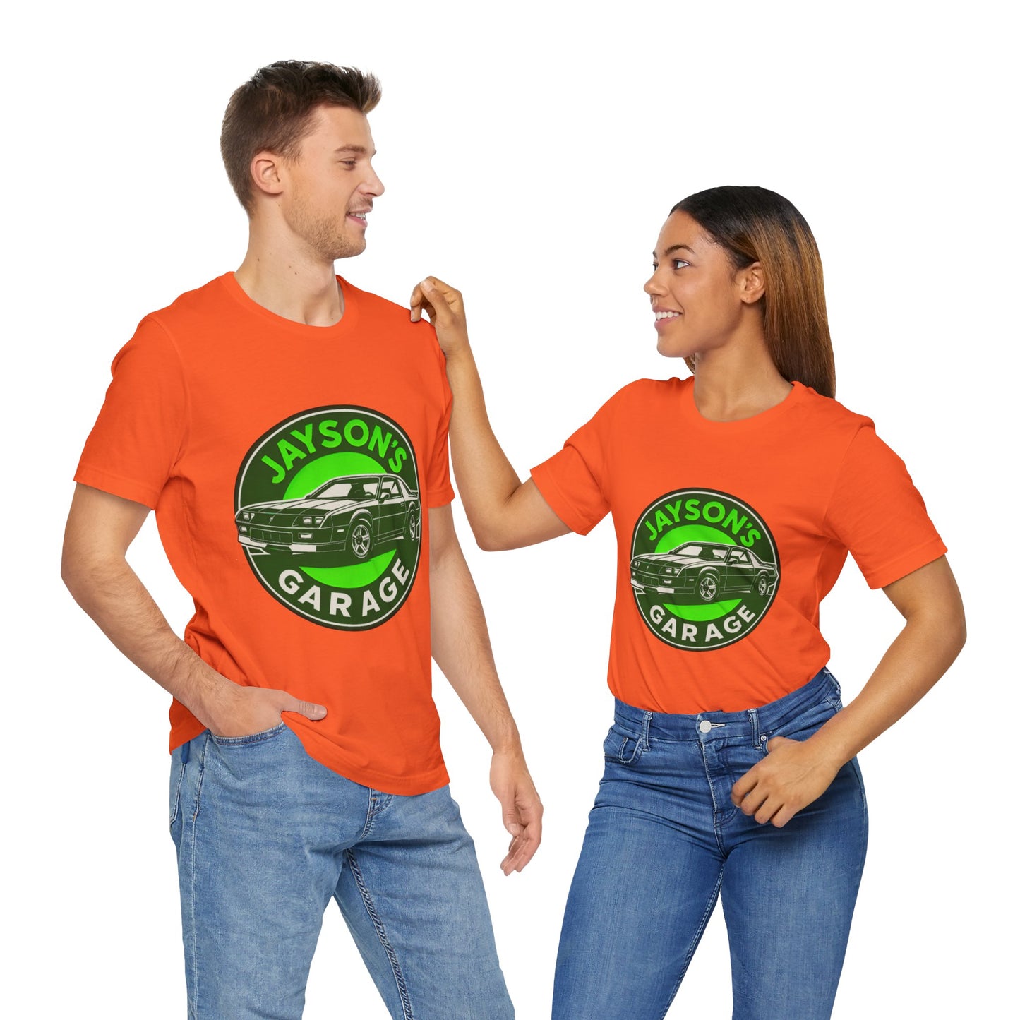 Jayson’s Garage Logo Tee – Custom Car Lover Shirt