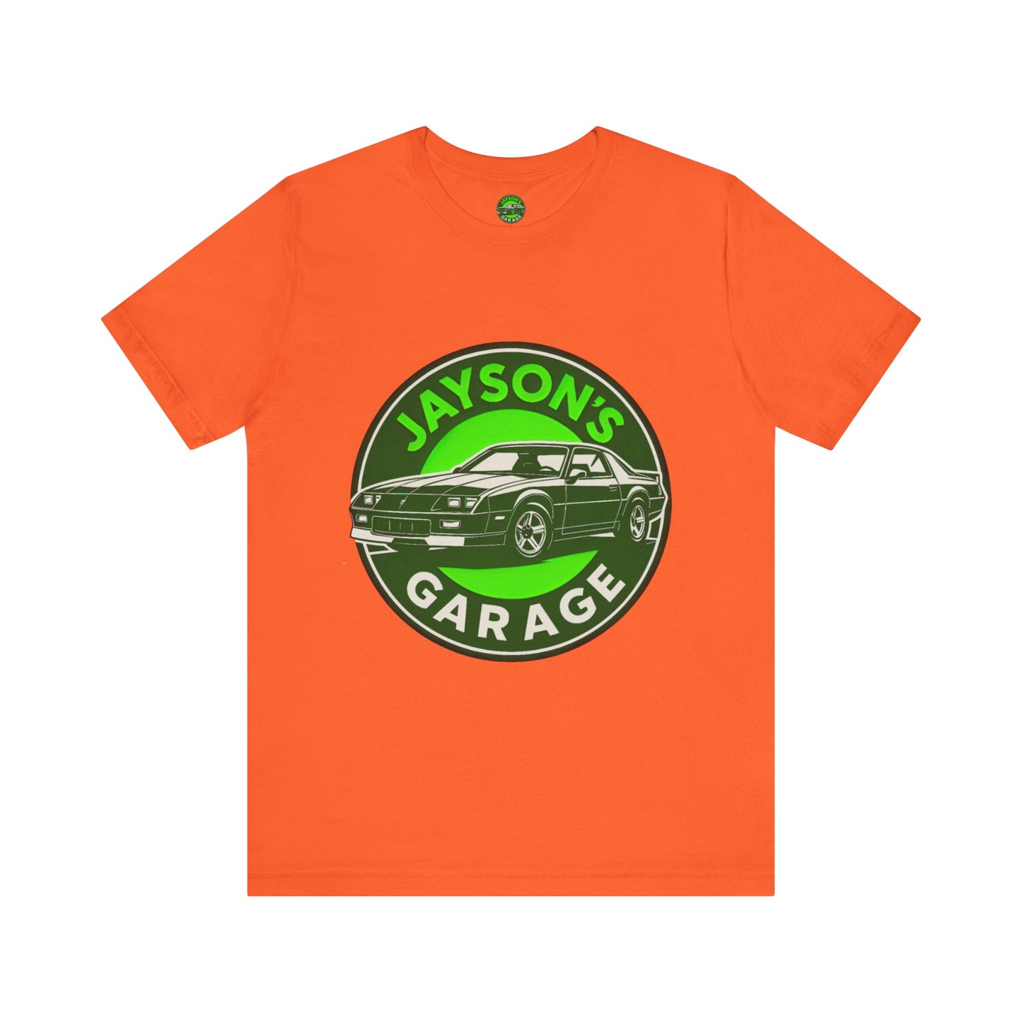 Jayson’s Garage Logo Tee – Custom Car Lover Shirt