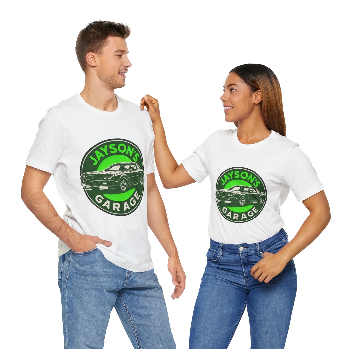 Jayson’s Garage Logo Tee – Custom Car Lover Shirt