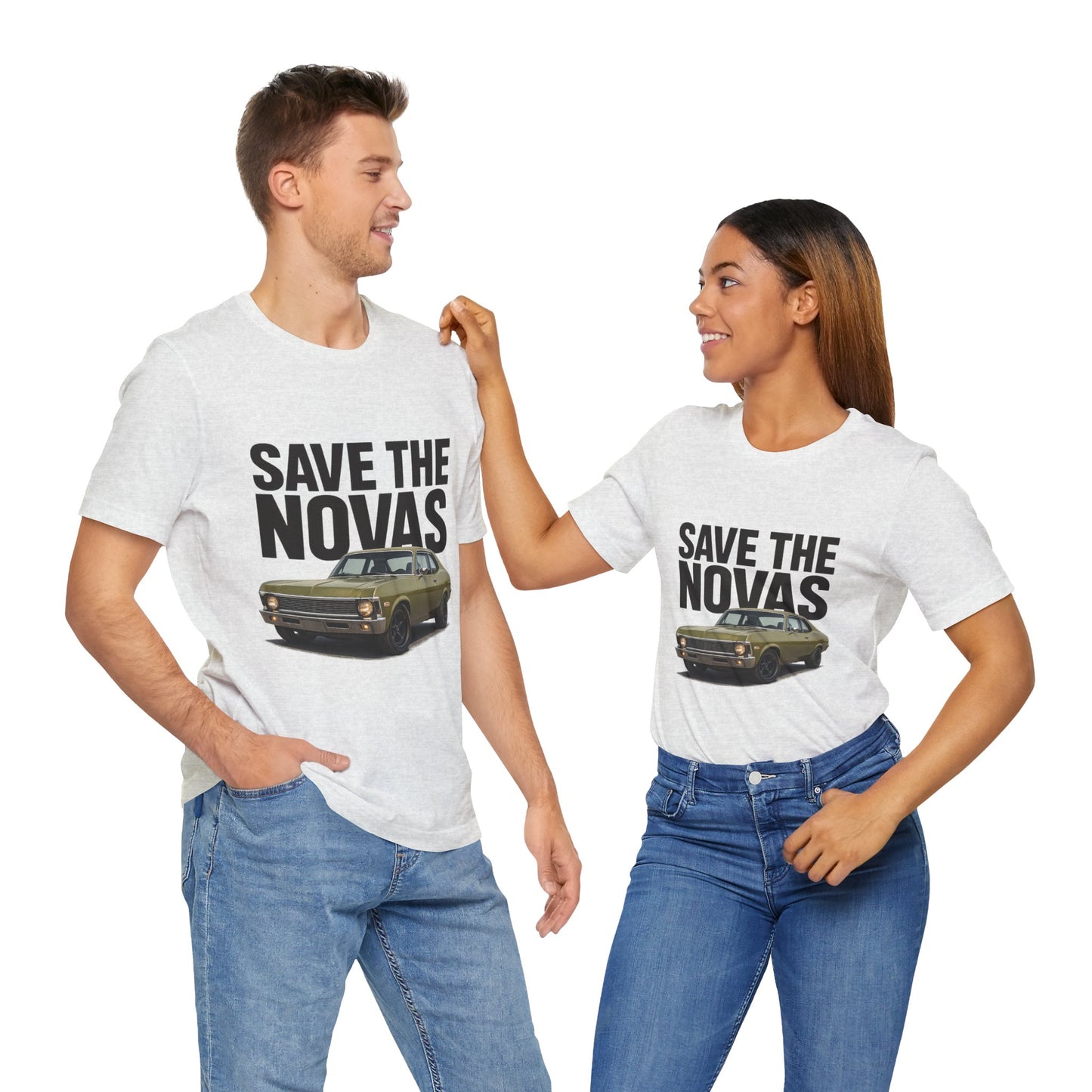 Save the Novas – Support My Mom’s Dream Car | ’72 Chevy Nova Restoration Tee for Classic Car Lovers