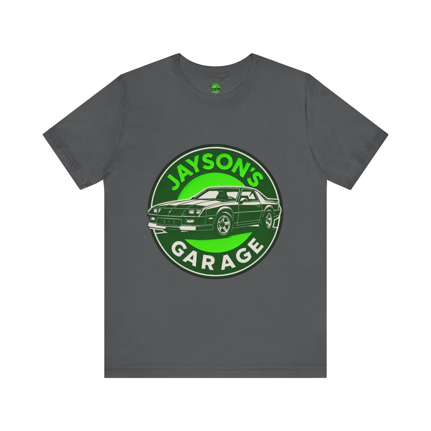 Jayson’s Garage Logo Tee – Custom Car Lover Shirt