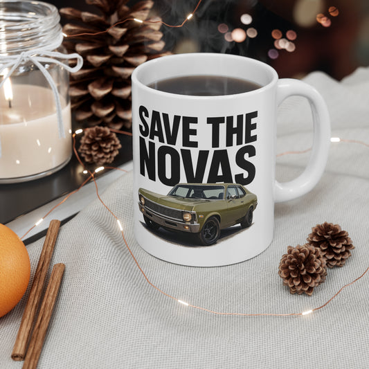 Save the Nova’s Mug – Automotive Gift, Car Lover Mug