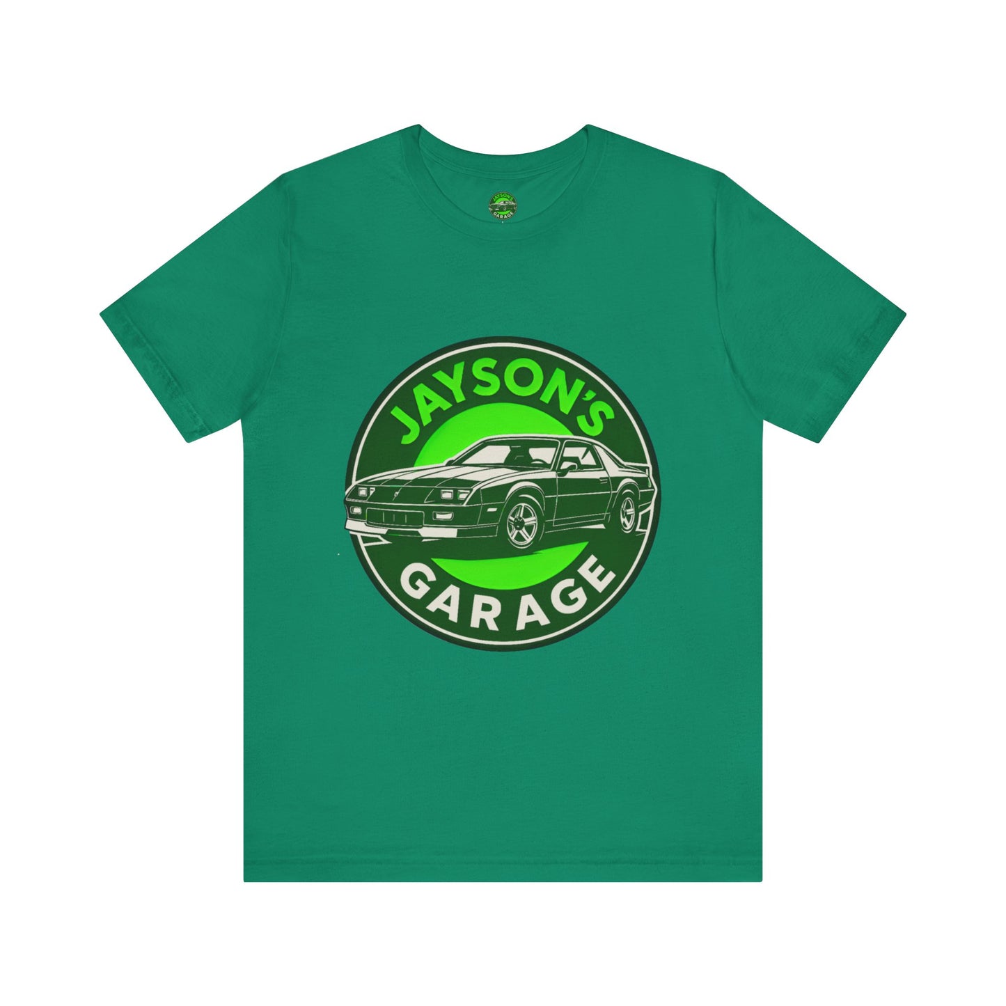Jayson’s Garage Logo Tee – Custom Car Lover Shirt