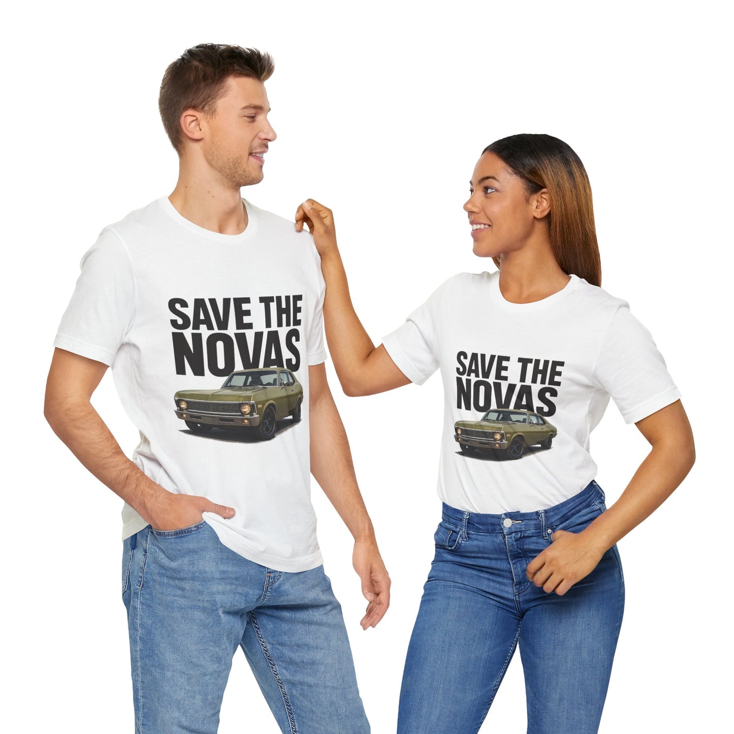 Save the Novas – Support My Mom’s Dream Car | ’72 Chevy Nova Restoration Tee for Classic Car Lovers