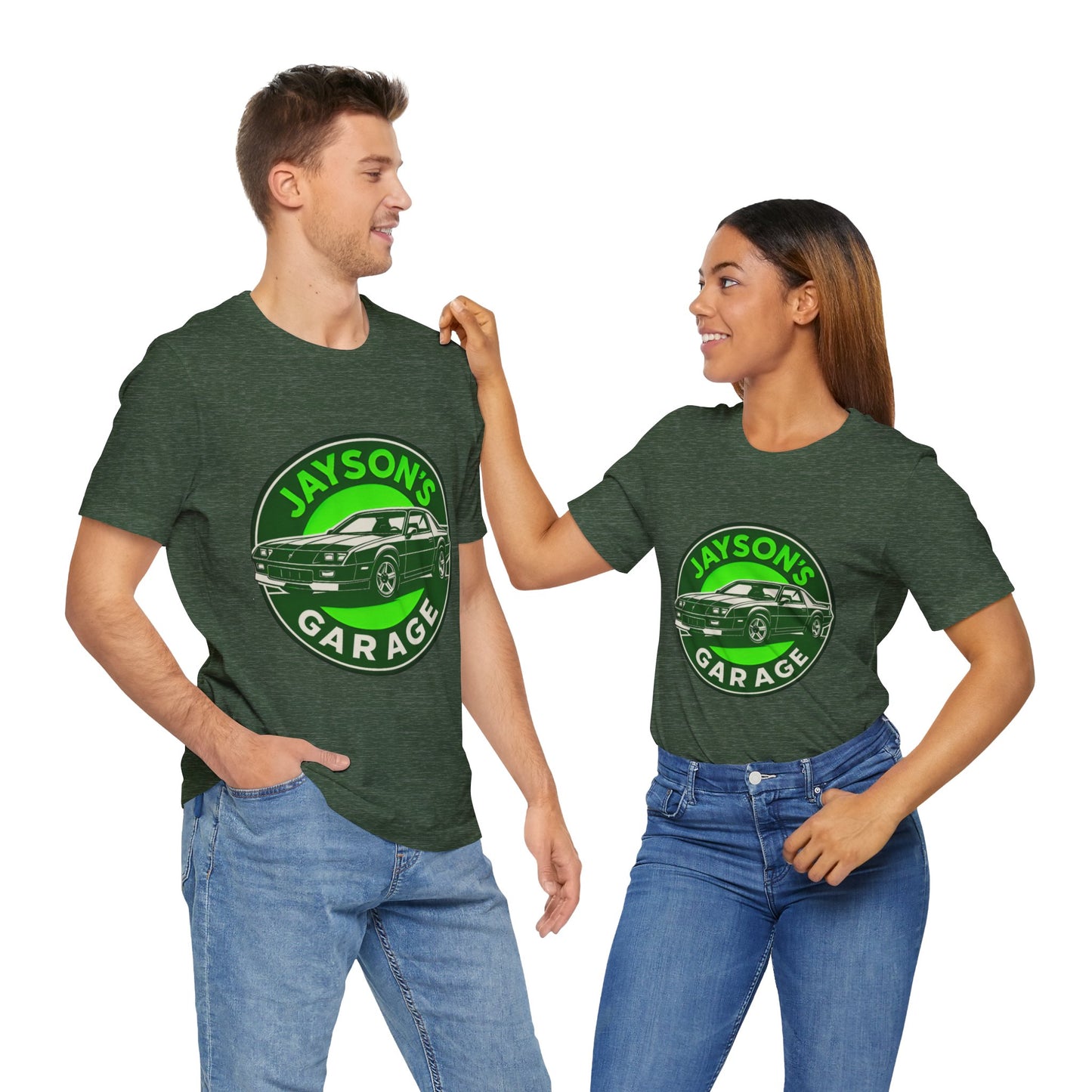 Jayson’s Garage Logo Tee – Custom Car Lover Shirt