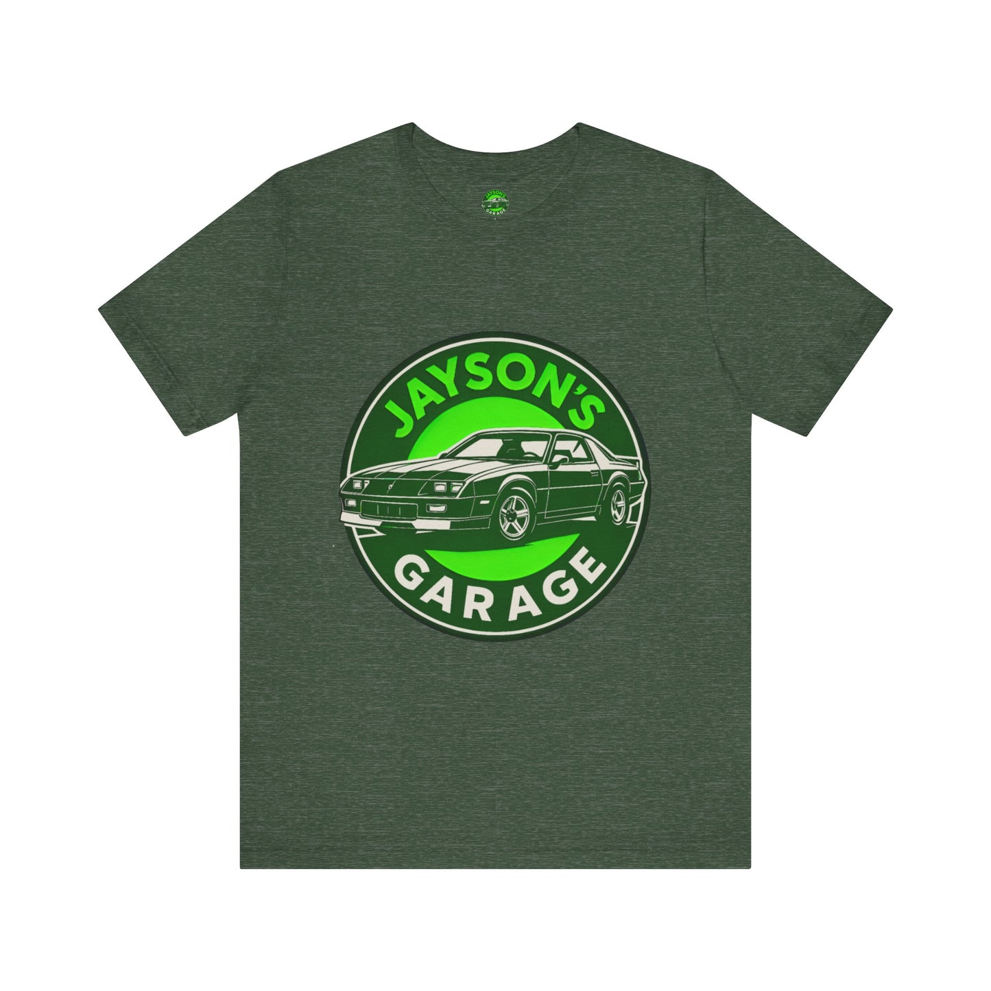 Jayson’s Garage Logo Tee – Custom Car Lover Shirt