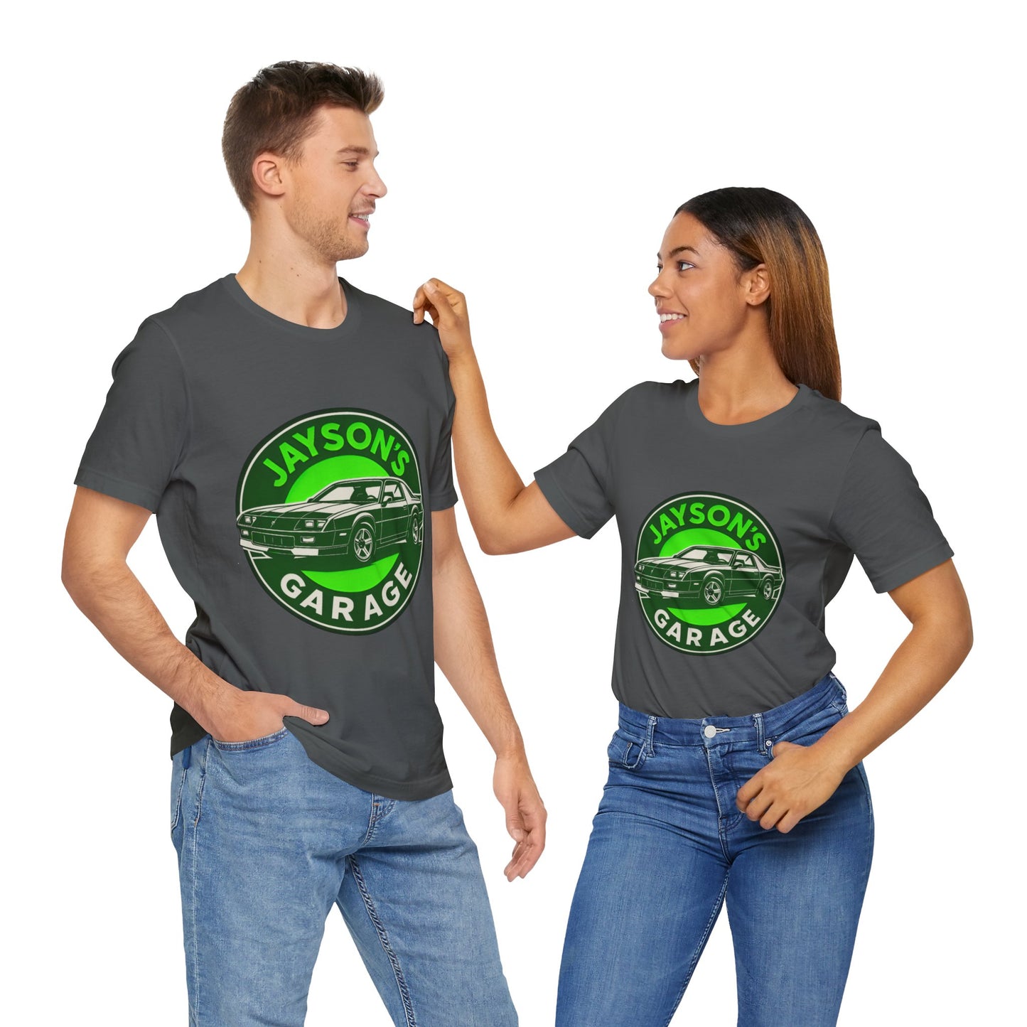Jayson’s Garage Logo Tee – Custom Car Lover Shirt