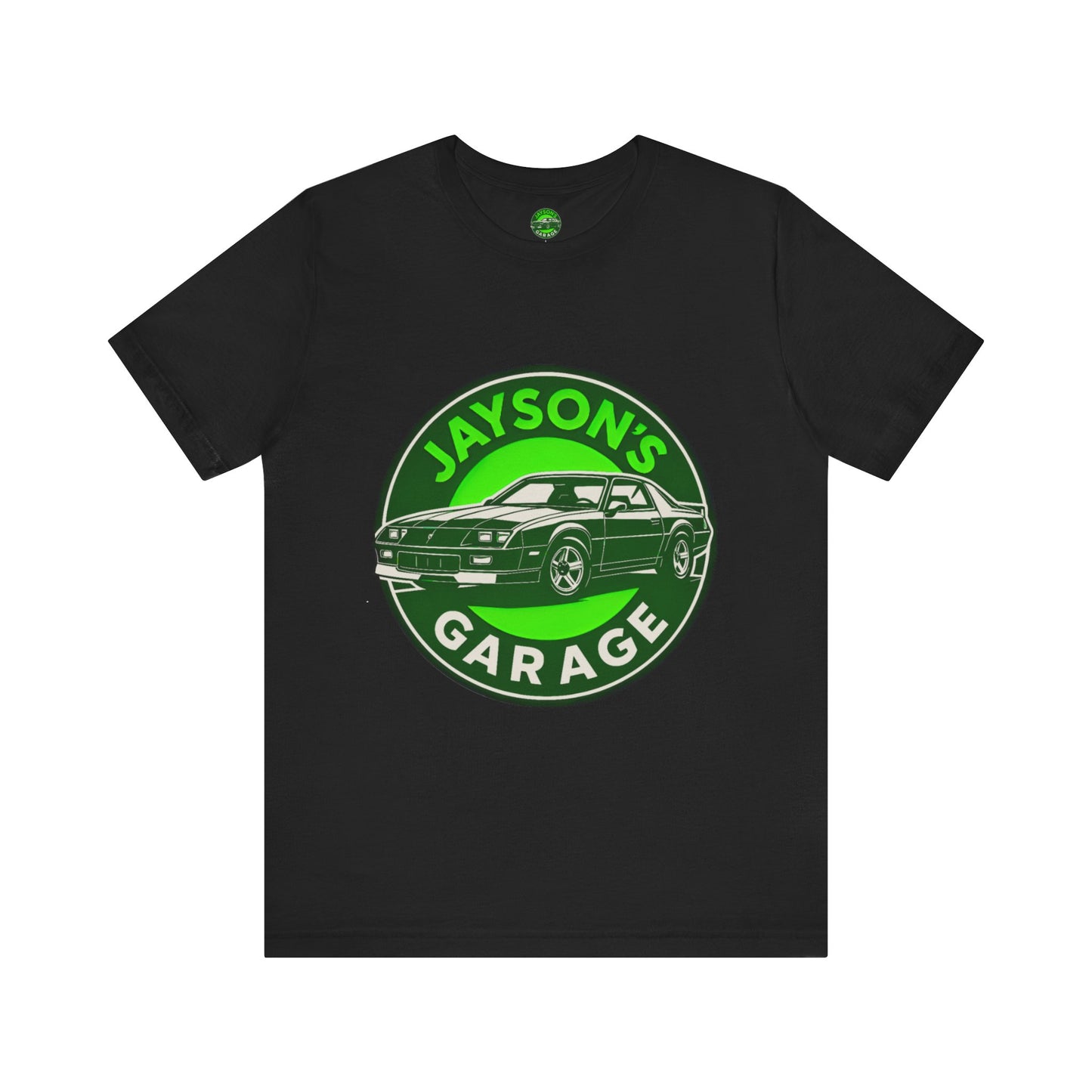 Jayson’s Garage Logo Tee – Custom Car Lover Shirt
