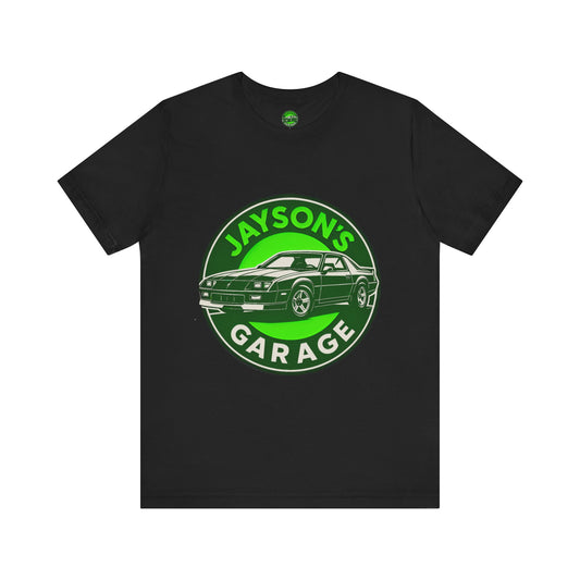 Jayson’s Garage Logo Tee – Custom Car Lover Shirt