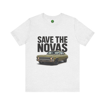 Save the Novas – Support My Mom’s Dream Car | ’72 Chevy Nova Restoration Tee for Classic Car Lovers
