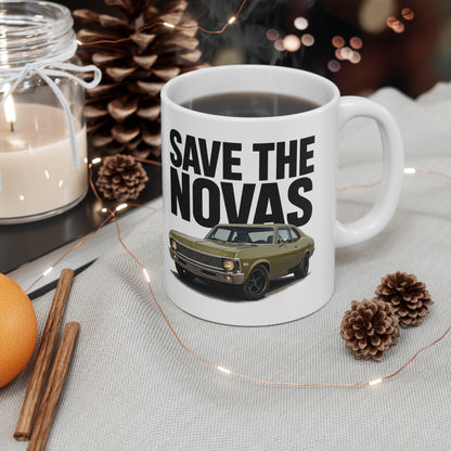 Save the Nova’s Mug – Automotive Gift, Car Lover Mug