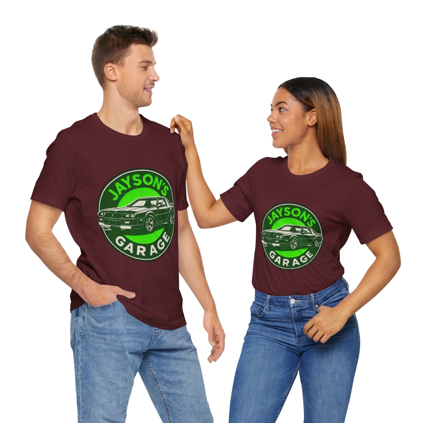 Jayson’s Garage Logo Tee – Custom Car Lover Shirt