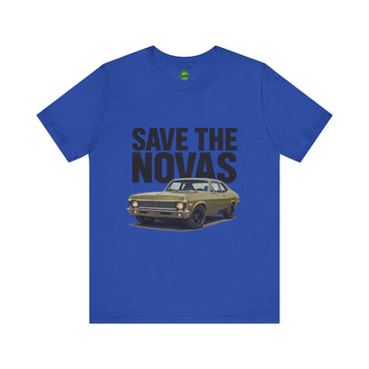 Save the Novas – Support My Mom’s Dream Car | ’72 Chevy Nova Restoration Tee for Classic Car Lovers