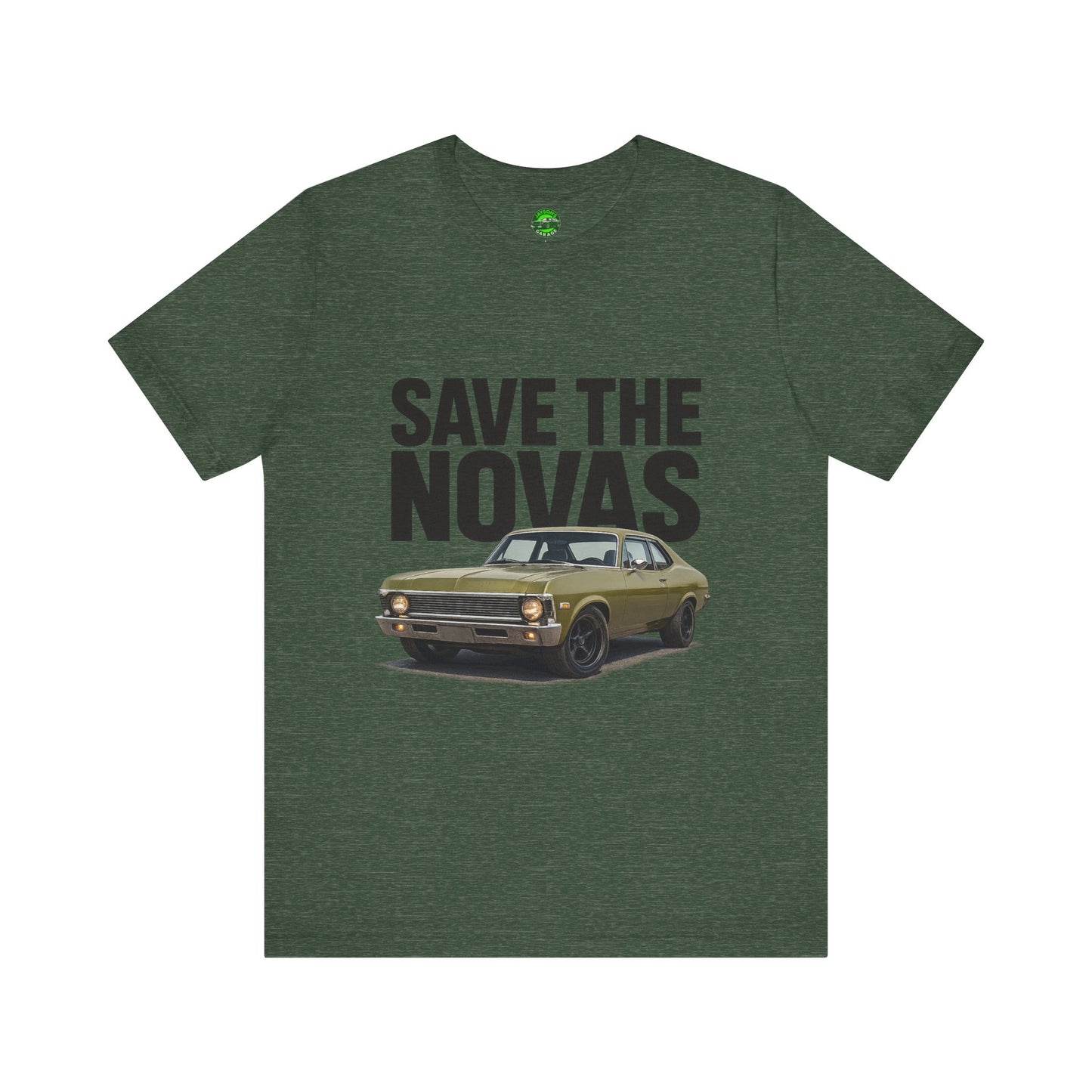 Save the Novas – Support My Mom’s Dream Car | ’72 Chevy Nova Restoration Tee for Classic Car Lovers
