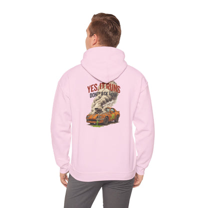 YES, IT RUNS Hoodie